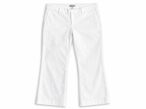 GAP Modern Boot Cut White Cotton Pants Size 18L (Tall)